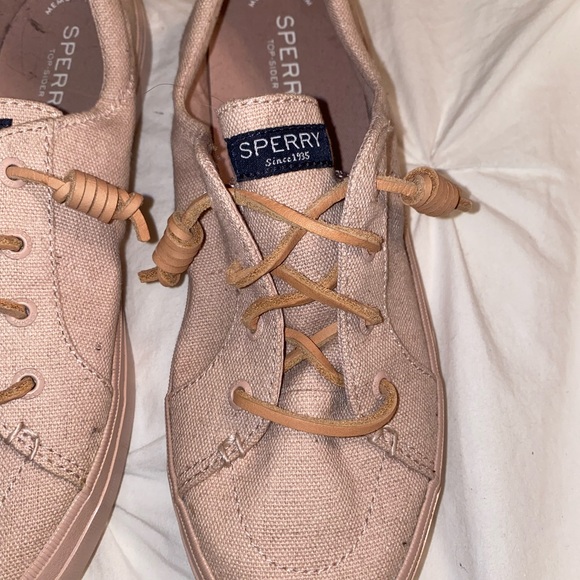 Sperry Top sider canvas crest vibe flooded rose sneaker size 8.5 - Picture 3 of 6